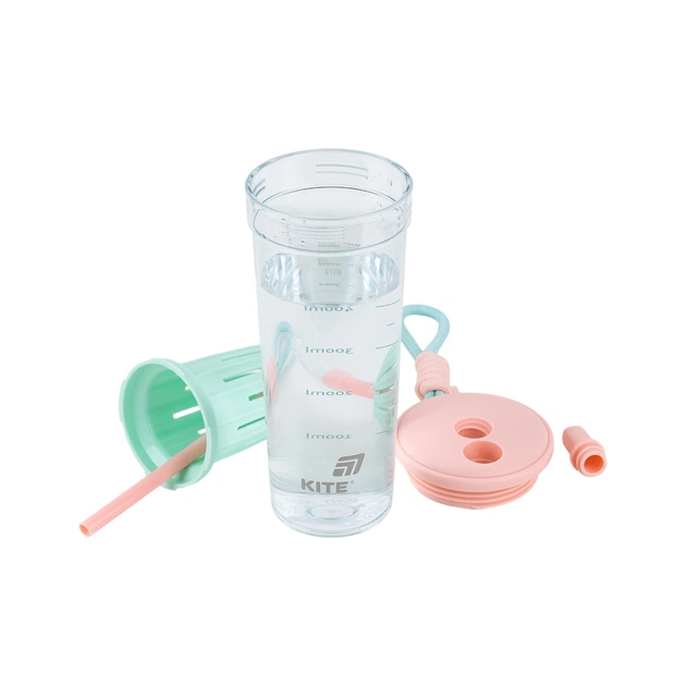 Пляшка для води Kite 650 мл, рожево-зелений (K25-1219-1) - picture 5