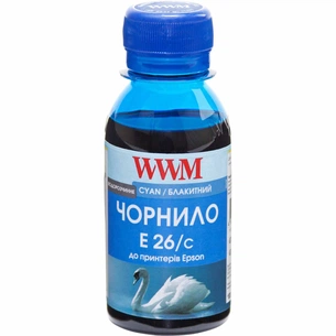 Чорнило WWM Epson XP-600/XP-605/XP-700 100г Cyan (E26/C-2) зображення 1