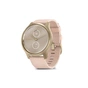 Смарт-годинник Garmin vivomove Style, S/E EU, Light Gold, Blush Pink, Nylon (010-02240-22) - зменшене зображення 1
