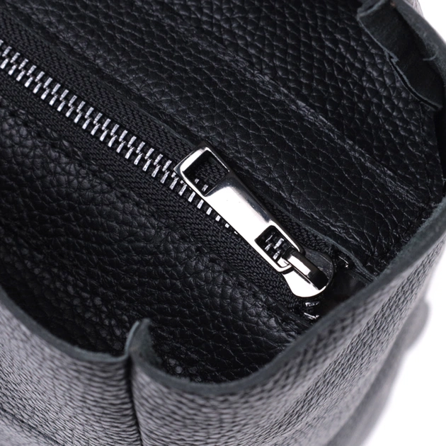 Сумка Shvigel З натуральної шкіри Чорна (22845) - зображення 5