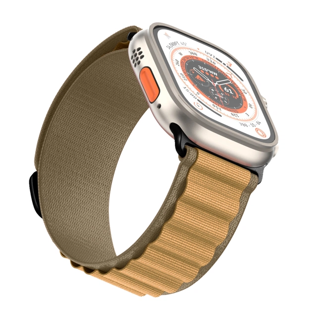 Ремінець до смарт-годинника Armorstandart Alpina Band для Apple Watch 49/46/45/44/42 (Series 1-3) Tan (ARM82565) - picture 3