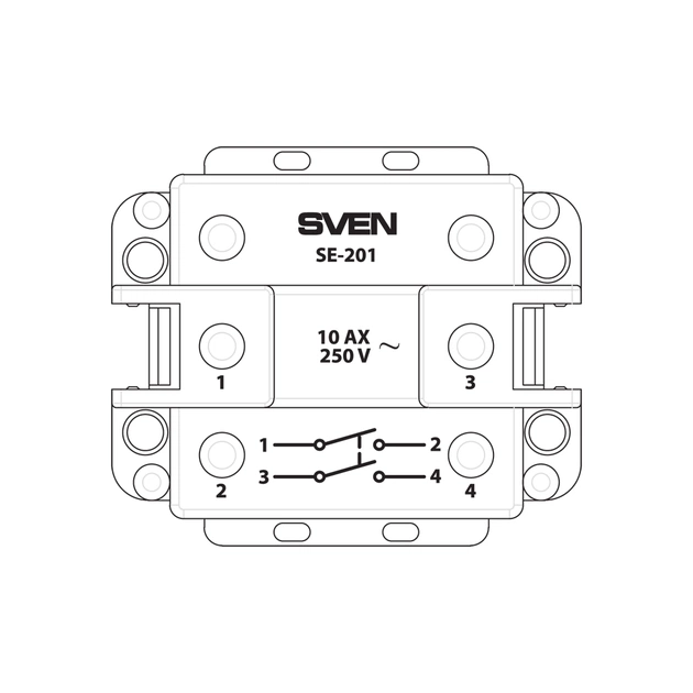 Вимикач Sven SE-201 ivory (7100086) - picture 5