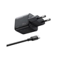 Зарядное устройство Ugreen X517 USB-C PD25W GaN + cable USB-C to USB-C 1.0m black (75103) - уменьшенное изображение 3