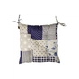 Подушка на стілець Прованс Печворк синій Господиня 40х40 см (4823093451155) - зменшене зображення 1
