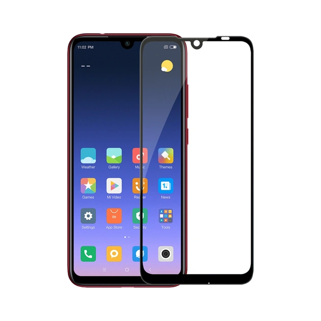Скло захисне PowerPlant Full screen Xiaomi Redmi Note 7 Pro, Black (GL606283) - зображення 1