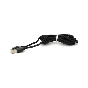 Дата кабель USB 2.0 to Lightning 2.0m 2A magnetic nylon black PiPo (18166) зображення 1