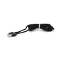 Дата кабель USB 2.0 to Lightning 2.0m 2A magnetic nylon black PiPo (18166) - зменшене зображення 1