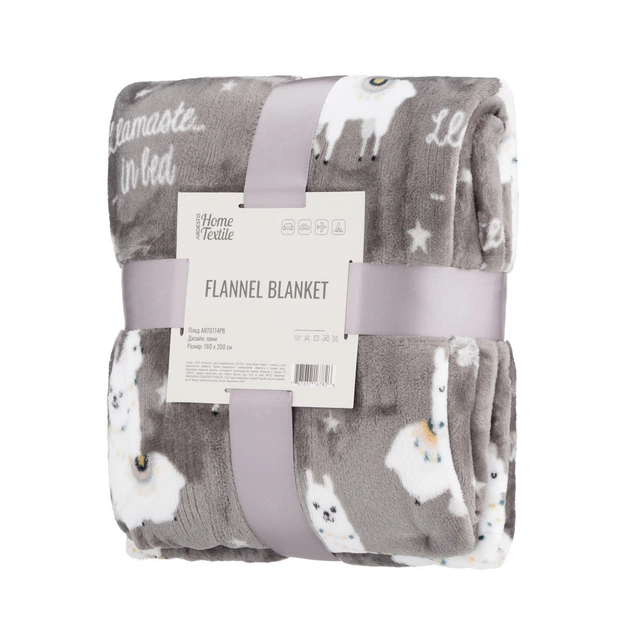 Плед Ardesto Flannel 100% поліестер, лами 160х200 см (ART0114PB) - изображение 1