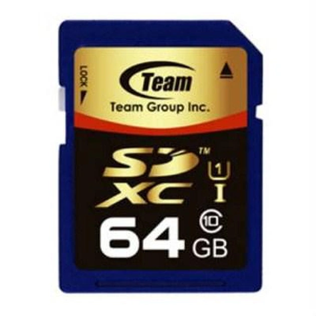 Карта пам'яті Team 64Gb SDXC UHS-I (TSDXC64GUHS01) - зображення 1