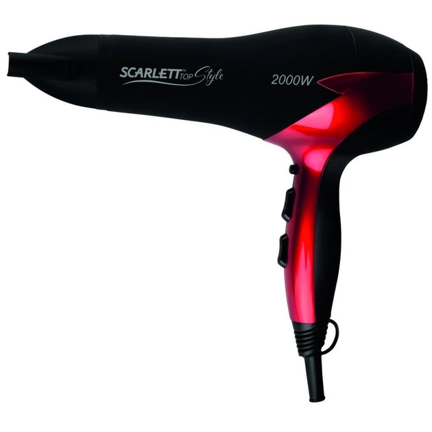 Фен Scarlett SC-HD70I47 black-red - зображення 1