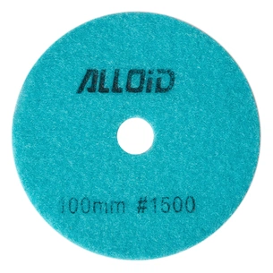 Круг зачистний Alloid Pro, алмазний, шліфувальний, на липучці, COMBS, 100мм, зерно 1500 (DD-63384) зображення 1