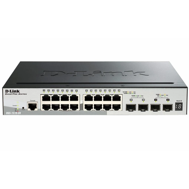 Коммутатор сетевой D-Link DGS-1510-20 - изображение 1
