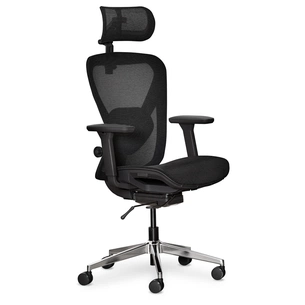 Офісне крісло Mealux Q1 Air Black (HF-Q1 M/B) зображення 1