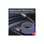 Дата кабель USB-C to USB-C 1.2m Promate (springy.grey) - зменшене зображення 7