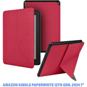Чохол до електронної книги BeCover Ultra Slim Origami Amazon Kindle Paperwhite 12th Gen. 2024 7"/Colorsoft (2024) Red (712841) изображение 1