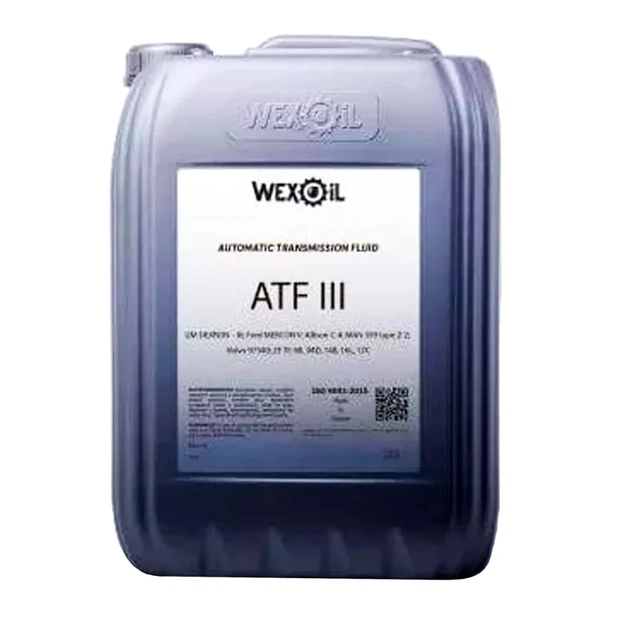 Трансмісійна олива WEXOIL ATF III 20л - изображение 1