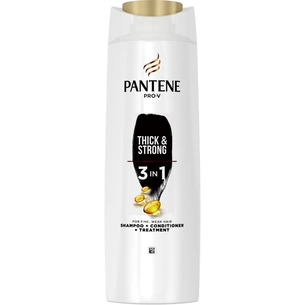Шампунь Pantene Pro-V 3 в 1 Густе та міцне 360 мл (8001090673329/8006540476727) зображення 1