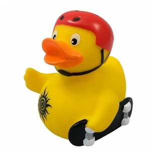 Игрушка для ванной Funny Ducks Утка Скейтбордер (L1943) изображение 1