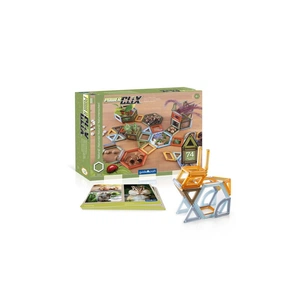 Конструктор Guidecraft PowerClix Frames Natural 74 деталі (G9204) зображення 1