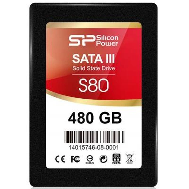 Накопичувач SSD 2.5" 480GB Silicon Power (SP480GBSS3S80S25) - зображення 1