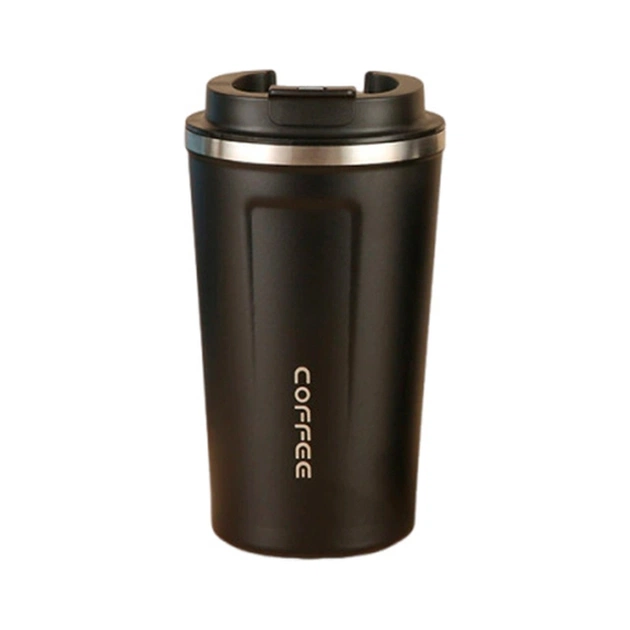 Термокружка Merlion 510 мл, чорна (Termo-304-510Black) - зображення 1