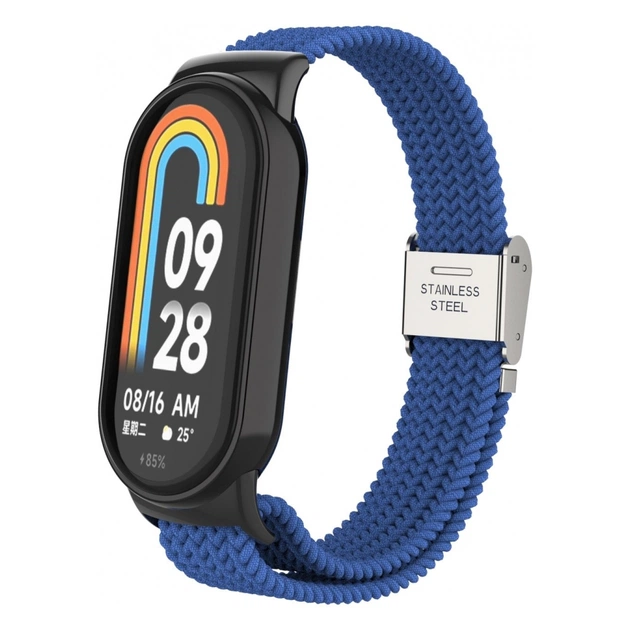 Ремінець до фітнес браслета Armorstandart Braided Solo Loop для Xiaomi Mi Band 8 Blue (ARM69926) - изображение 1