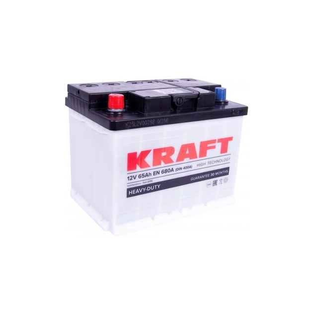 Акумулятор автомобільний KRAFT 65Ah (76331) - изображение 1