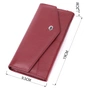 Гаманець ST Leather З натуральної шкіри Бордовий (22547) - зменшене зображення 3
