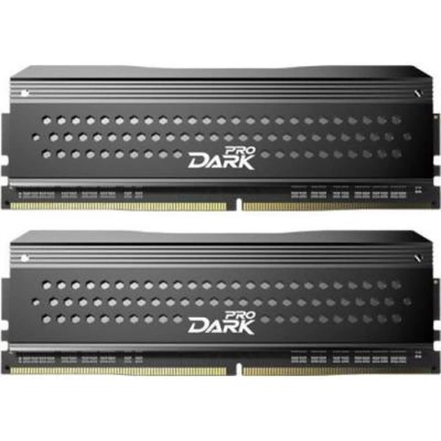 Модуль пам'яті для комп'ютера DDR4 16GB (2x8GB) 3200 MHz Dark Pro Black/Gray Team (TDPGD416G3200HC16ADC01) - изображение 1