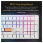 Клавіатура Ducky One 3 Cherry MX Blue RGB UA USB White (DKON2108ST-CUAPXPWWWSC1) - зменшене зображення 3
