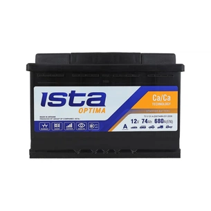 Аккумулятор автомобильный ISTA Optima 74Ah 680A R+ (L3) изображение 1