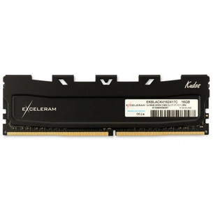 Модуль пам'яті для комп'ютера DDR4 16GB 2400 MHz Black Kudos eXceleram (EKBLACK4162417C) зображення 1