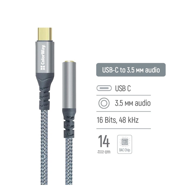 Адаптер USB-C + USB A to RJ45 Ethernet 1000Mbps ColorWay (CW-AD-CRG) - picture 7