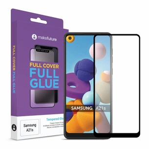 Скло захисне MakeFuture Samsung A21s Full Cover Full Glue (MGF-SA21S) зображення 1