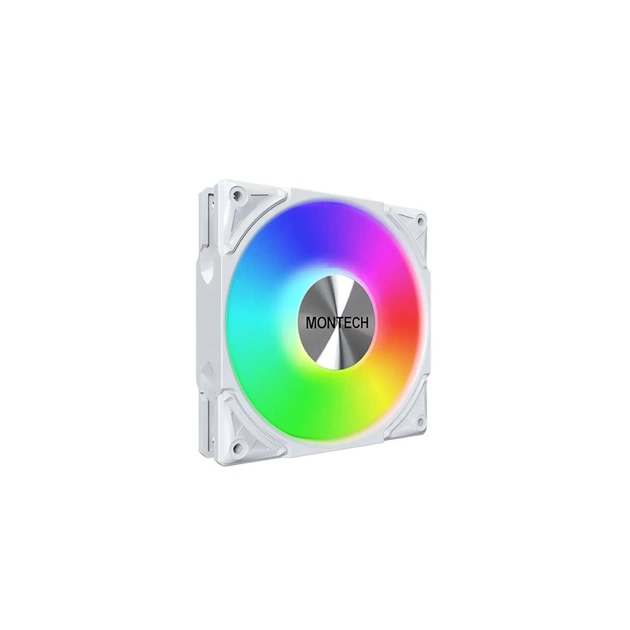 Кулер до корпусу MONTECH METAL PRO 12 ARGB 3 (METALPRO12 ARGB 3PACK (W)) - зображення 1