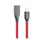 Дата кабель USB 2.0 AM to Lightning 1.0m red PowerPlant (CA911400) - зменшене зображення 1