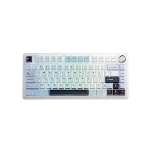 Клавіатура Aula F75 Leobog Reaper Hot-Swap PBT 2.4G Wireless/BT/USB UA White (6948391209241) зображення 1