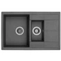 Мийка кухонна GRANADO LEON grafito (gr1009) - зменшене зображення 1