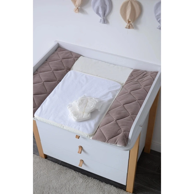 Пеленальний матрацик Верес Velour Mokko 72х80 см (429.8) - зображення 3