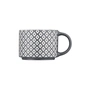 Чашка Ardesto Weaving E, 330мл, порцеляна, біло-чорний (AR3473E) - зменшене зображення 3