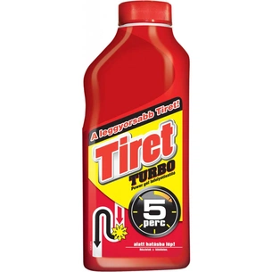 Засіб для прочищення труб Tiret Turbo 500 мл (5997321741833/5908252012077) зображення 1