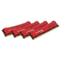 Модуль пам'яті для комп'ютера DDR3 32GB (4x8GB) 2400 MHz Savage Red Kingston Fury (ex.HyperX) (HX324C11SRK4/32) - зменшене зображення 2
