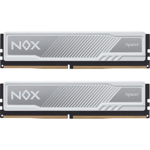 Модуль пам'яті для комп'ютера DDR4 16GB (2x8GB) 2666 MHz NOX White Apacer (AH4U16G26C08YMWAA-2) зображення 1