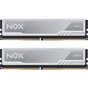 Модуль пам'яті для комп'ютера DDR4 16GB (2x8GB) 2666 MHz NOX White Apacer (AH4U16G26C08YMWAA-2) - зменшене зображення 1