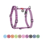 Шлея для собак WAUDOG Н-подібна Re-cotton з QR паспортом, світловідбивна L фіолетова (25939) - зменшене зображення 1