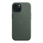Чохол до мобільного телефона Apple iPhone 15 FineWoven Case with MagSafe Evergreen (MT3J3ZM/A) - зменшене зображення 5