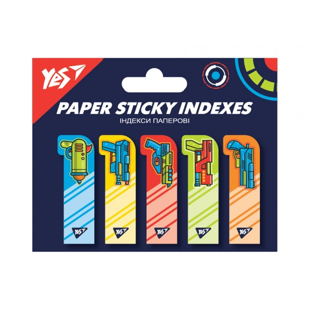 Стикер-закладка Yes Blaster 50x15мм, 5x20 шт (170308) - изображение 1