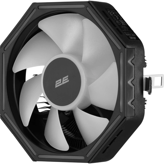 Кулер до процесора 2E Gaming Air Cool AC120ZP RGB, LGA1700, 1200, 115X, 775, AM5, AM4, AM3, AM3+, AM2, AM2+, FM2, FM1 (2E-AC120ZP-RGB) - изображение 1