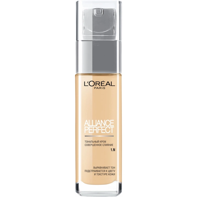 Тональний крем L'Oreal Paris Alliance Perfect N1 Слонова кістка 30 мл (3600520659671) - изображение 1