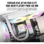 Кулер до корпусу Corsair AF140 RGB Elite White Dual Pack (CO-9050160-WW) - зменшене зображення 4